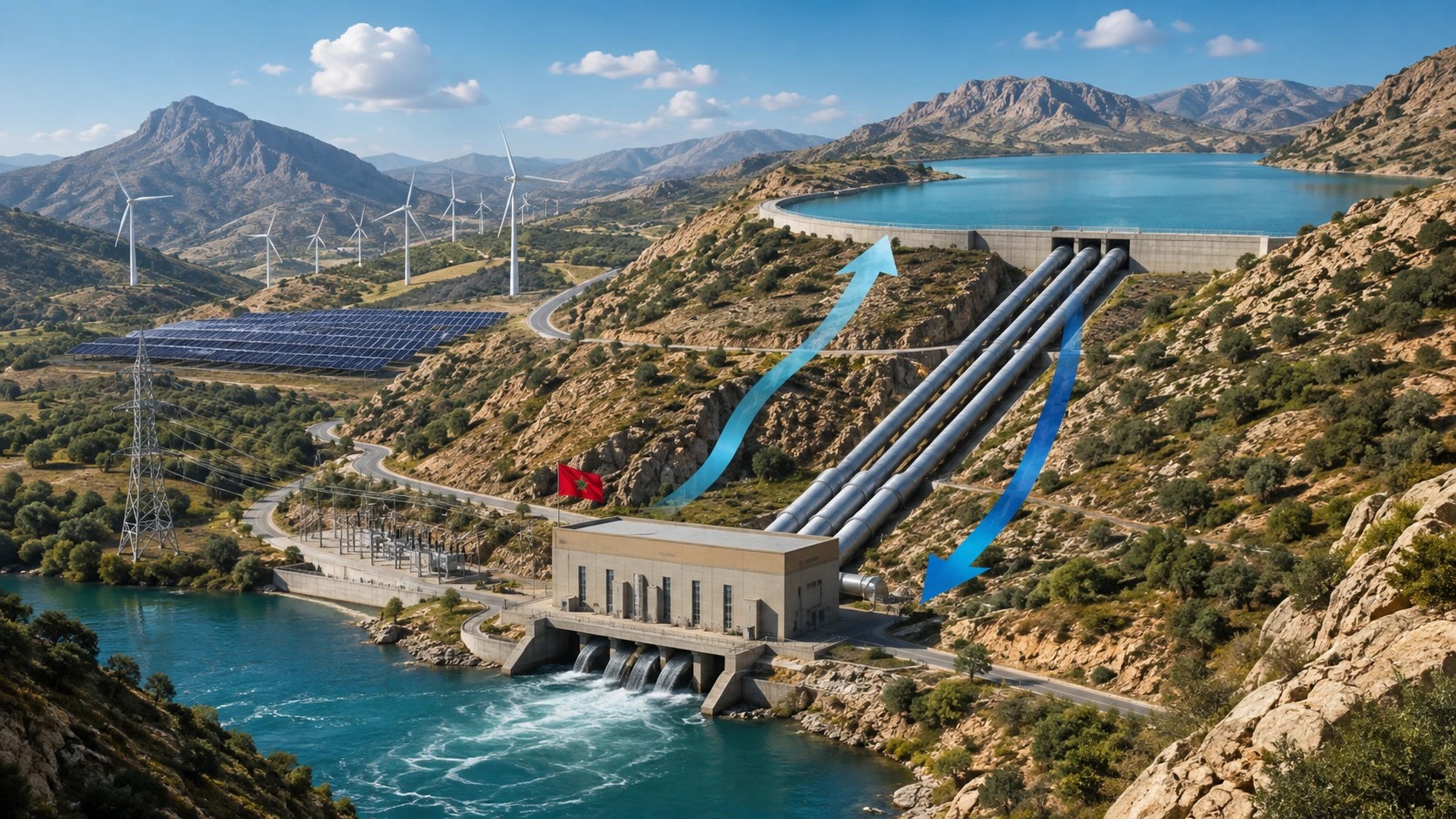 المغرب يواصل تطوير منظومته الطاقية من خلال الاعتماد على تقنية محطات نقل الطاقة بواسطة الضخ